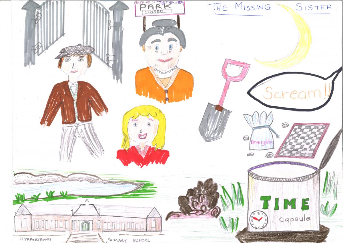 Illustration of "The Missing Sister", written by Strandtown P4