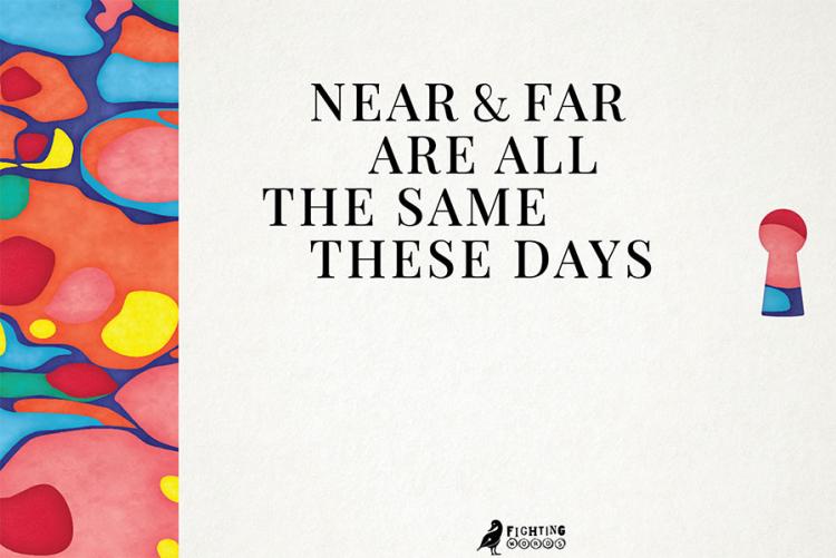 book cover for Near and Far are all the Same These Days